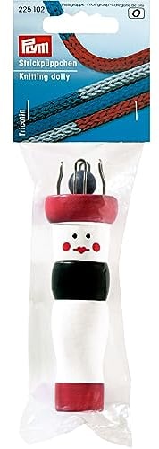 Prym French Knitting Dolly Strickpüppchen, Holz: 100%, Mehrfarbig, 10,3cm