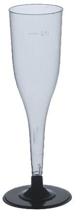 PAPSTAR 84 Stiel-Gläser für Sekt, PS 0,1 l Ø 5 cm, 17,5 cm glasklar 12167