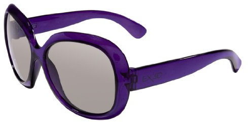 EX3D 1013 Polfilterbrille Junior Girls lila/Glitzer