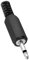 BestPlug 3,5mm Mono Audio Klinke Stecker Aux in Out Lötversion, 2 polig, Schwarz