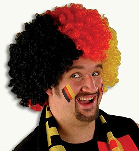 Perücke FAN Deutschland Afro Locken