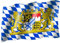 Sportfanshop24 Flagge/Fahne Bayern MIT LÖWE (kleine Rauten) Staatsflagge/Landesflagge/Hissflagge mit Ösen 150x90 cm, sehr Gute Qualität