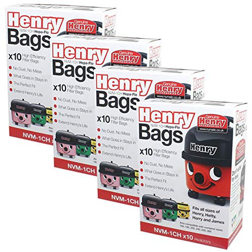 Numatic Lot Filtre Hepa-Flo Henry Hoover 10 Sacs