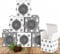 Anstore 24 weihnachtliche Adventswürfel mit 24 Zahlenaufklebern für einen DIY Adventskalender zum Basteln und Befüllen, 24 Schachteln