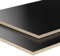 18mm Legno Compensato nero Pannello Multistrato rivestito melamminico tagliato fino a 200cm: 90x40 cm