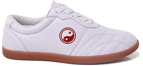 Chaussures d'arts Martiaux, Chaussures De Tai-Chi Baskets Kung-Fu Enfants Adultes Cuir Véritable Antidérapant Respirant Gym Sports De Plein Air