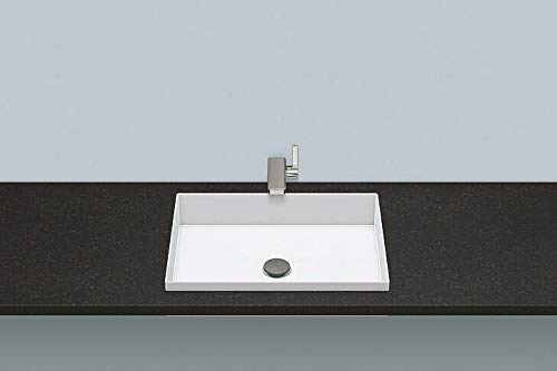 Alape˘ Einbaubecken, mit antibakterieller Oberfläche, rechteckig, 50 cm x 11,1cm x 37,5 cm