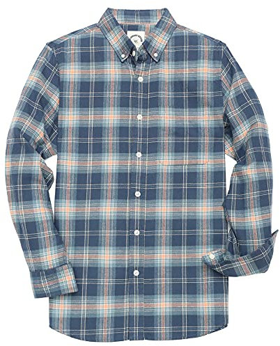 Dubinik® Chemise Flanelle Homme Bouton Chemise Homme Manches Longues Chemise Coton Casual Carreaux Chaude