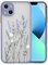Ownest Kompatibel mit iPhone 13 Hülle Aesthetic Blumen Lavendel Transparent Kameraschutz Handyhülle Silikon Matte PC TPU Mädchen Frauen Schutzhülle Case - Lila
