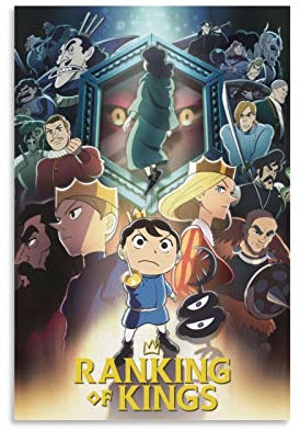 Nilynn Ranking of Kings Anime-Poster für Schlafzimmer, Ästhetik, Bilddruck, Leinwandbild, 20 x 30 cm, ungerahmt