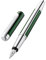 Pelikan Füllhalter Pura P40, Waldgrün, Feder B (breit), hochwertiger Patronenfüller im Geschenk-Etui, 822862