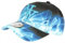 Hip Hop Honour Kappe NY, Blau und Schwarz, Design Streetwear, Baseball Fire – Größe: Einheitsgröße – Farbe: Blau – Unisex