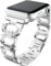 PINHEN Compatibile con Cinturino Apple Watch 41mm 45mm - Metallo Acciaio Inossidabile con Cinturino di Ricambio Crystal Diamond Shiny Strass per iWatch Serie 8/7/6/5/4/3/2/1/SE (45/44/42mm, Silver)
