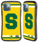 Head Case Designs Verde S Team del College Cover Ibrida Compatibile con Apple iPhone 13