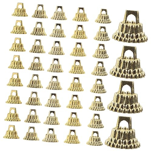 ibasenice 1 Satz Hängekugelbeschläge Weihnachtskugel-tops Weihnachtsschmuck-hängekappen Weihnachtsschmuck-accessoires Weihnachtsschmuck-tops, Kappen Plastik Zubehör Dekorative Abdeckung