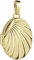 JEVELION Medaillon Gold 333/8 Karat für 2 Bilder Amulett Anhänger oval zum Aufklappen für Damen mit Halskette