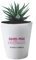 CADEAUX.COM - Pot de Fleurs Personnalisable Grand-Mère Veilleuse Blanc Céramique Ronde Indoor Small Blanc 295 ml Pot Fleurs Personnalisé Prénoms