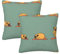 ROOZEE Bedruckte Kissenbezüge mit Yoga-Mops-Motiv, moderne Kissenbezüge, Heimdekoration, 45 x 45 cm, für Couch, Schlafzimmer, Sofa, Bett, Auto, 2 Stück