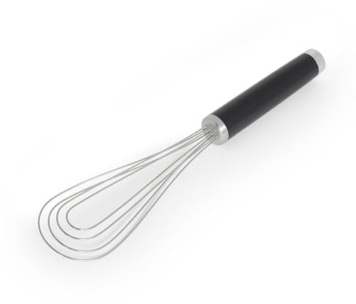 KitchenAid Batidor plano, negro, 11.5 pulgadas