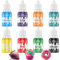 Wwtop Colorante Alimentario Gel 8 Colores, Alta Concentración Colorantes Alimentarios Reposteria, Food Coloring Set para Pasteles, Hornear, Alimentos, Navidad, Pascua Decorar, Fondant, Macaron- 6g