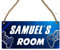 Personalised Gaming Room Sign for Kids - Custom Name Door Plaque - Gamer's Room Decor - 12 Unique Designs - Customised Nameplate for Bedroom Door - Ideal for Boys and Girls (Design 2)