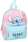 Lilo & Stitch - Stitch Aloha Rucksack - Mehrfarbig, Rechteckig, 15x23x31 cm, Polyester, Reißverschluss, Unisex, Kind, Schule, Science Fiction, Daypack