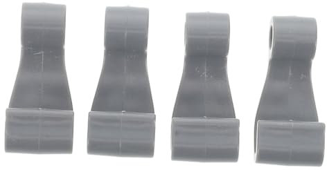 Happyyami 4pcs Kayak Buckle Boat Hooks Bungee Hooks Outdoor Hooks Kayak Accessories Kayak Accessory Canoe Kayak Replacement Parts Small Bungee Hook Kayak Hook Hanging Lashing Hook Abs Grey