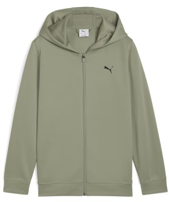 Puma Jungen Tad Full Zip Jacket B Sweatshirt, Lux Army, 176 EU