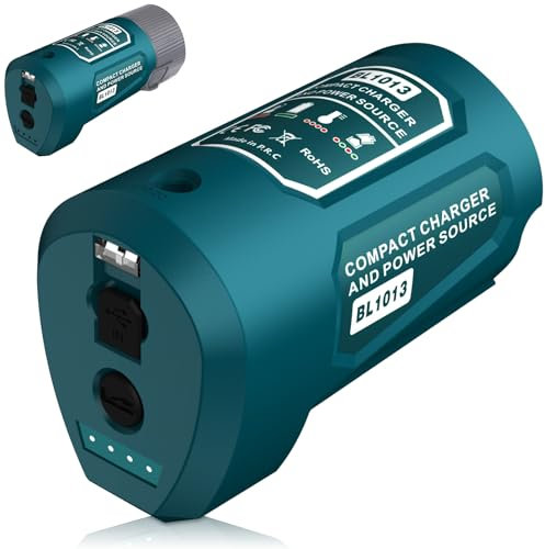 Adaptateur pour batterie Makita 12 V USB, pour Makita 10,8 V 12 V BL1013 BL1014 194550-6 194551-4 195332-9