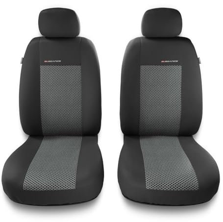 Mossa - Universal Sitzbezüge Auto kompatibel mit FIAT Panda II, III (2003- ) - Autositzbezüge Schonbezüge für Autositze - 2UNE-2