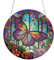 GADITIEK Diamond Painting Schmetterling, Diamant Malerei für Kinder, Diamant Painting Set, Aufsteller, Deko, 5D Diamant Painting Bilde (Schwärzlich Violett)
