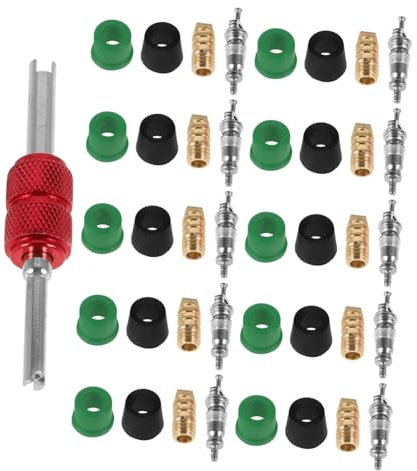 SOLUSTRE 71stücke Klimaanlage Reparaturwerkzeug Set Teilig Inklusive Ventilkerne Entferner Dichtungen Und Gasketten Multifunktionales Werkzeug Für Auto-klimaanlagen Mit Aufbewahrungsbox