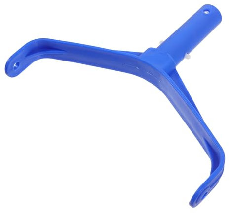 CIYODO Mango para Cabezal De SuccióN De Piscina Curvado Accesorio Universal para Limpieza Eficiente Fondo De Piscina Azul Ergonomía FáCil InstalacióN