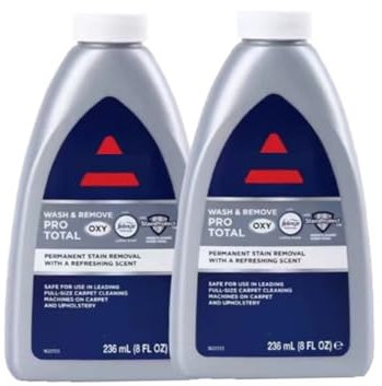 Gcbhfjrcyz 236 Ml Bodenreinigerlösung, Kompatibel Mit Bissell Sauerstoffhaltiges Tiefendeodorant-Reinigungsmittel (stark), Speziell for Stoffreinigungsmaschinen(2bottl)