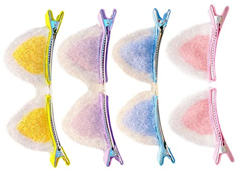 Healvian 8 Stück Katzenohren Haarclips Teiliges Cosplay Haarzubehör Niedliche Haarspangen für Damen für Geburtstagsfeiern Besondere Anlässe