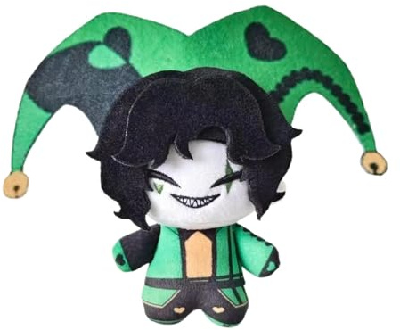 Generisch The Freak Circus Plüschtier Anime Plüschfigur Stofftier Plüsch Spielzeug Circus Kuscheltier Stoffpuppe Geburtstagsgeschenk für Fans (Harlequin - 3.94 Inch)