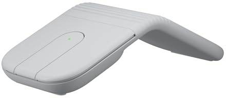 Logitech Mobi Fold, ultramobile Maus für unterwegs | Klein und leicht, Touch-Scroll, leise Klicks, 4K DPI, Bluetooth, für Windows-PC, Mac, Chromebook, Android, ipad - Weiß
