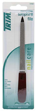 Henckels Sapphire Nail File - Blue, Aluminum Oxide, Extra Fine, 18cm