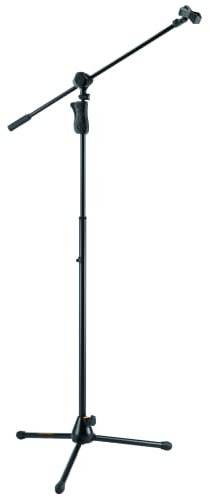 Hercules ms632b 2-in-1 boom microphone stand