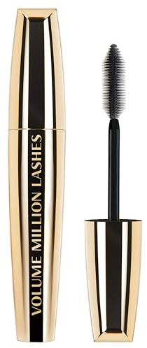L'Oreal Paris Volume Million Lashes Mascara, Gives Lashes Intense, Defined Volume with No Clumps, Brown, 9 ml (Pack of 1)