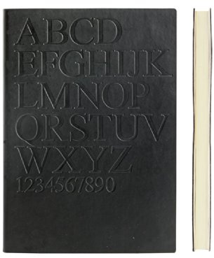 Daycraft A5 Signature Gutenberg Times New Roman Notebook - Black
