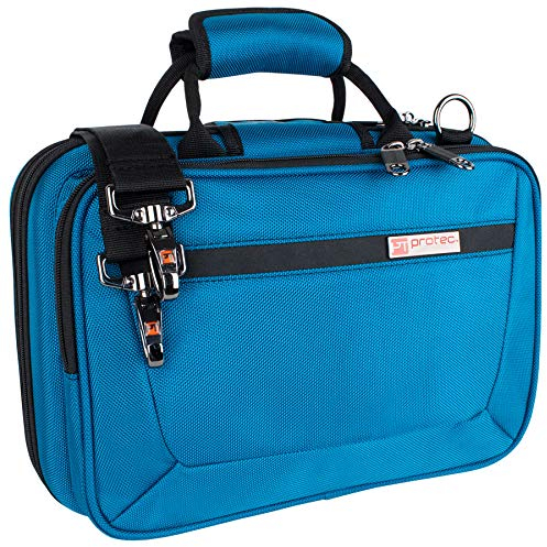 ProTec PB307TB Klarinettenkoffer, schlankes Design, Dunkeltürkis
