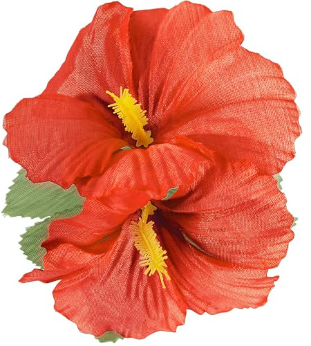 W WIDMANN MILANO Party Fashion - Hibiskus Haarspange, 2 Hibiskus, Hawaii, Haarschmuck, Haarclip