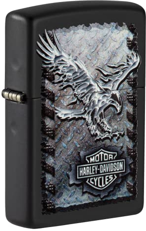 Zippo Winddichtes Feuerzeug, Adler-Motiv, Herren ZO28485 Metallic Einheitsgröße