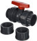 Hayward QTA1020CSEG 5,1 cm (2 Zoll) GRAU QTA Serie True Union PVC Kompakter Kugelhahn mit EPDM O-Ringen