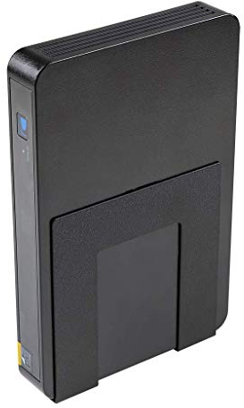HIDEit Mounts Uni-S VESA Mount - Made in USA - Black Steel Adjustable Wall Mount - Cable Box Wall Mount, DVD Player Wall Mount, Streaming Device Wall Mount - Behind TV Cable Box Mount