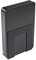 HIDEit Mounts Uni-S VESA Mount - Made in USA - Black Steel Adjustable Wall Mount - Cable Box Wall Mount, DVD Player Wall Mount, Streaming Device Wall Mount - Behind TV Cable Box Mount