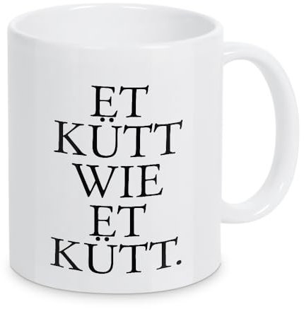 artboxONE Tasse Kölsches Grundgesetz Et kütt von OHKIMIKO - Kaffeetasse Städte/Köln
