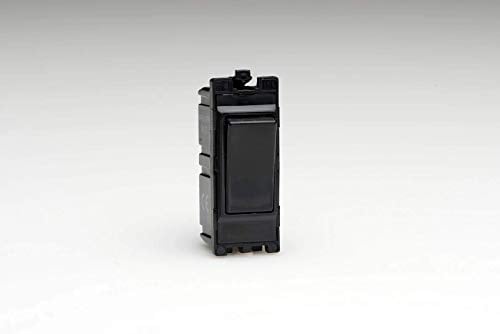 Varilight Power-Grid Black Module 20 Amp 2 Way Single Pole Rocker Switch