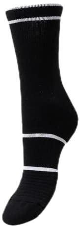 Nike Men Essentials Crew Sock - Black/White/(White), XL
